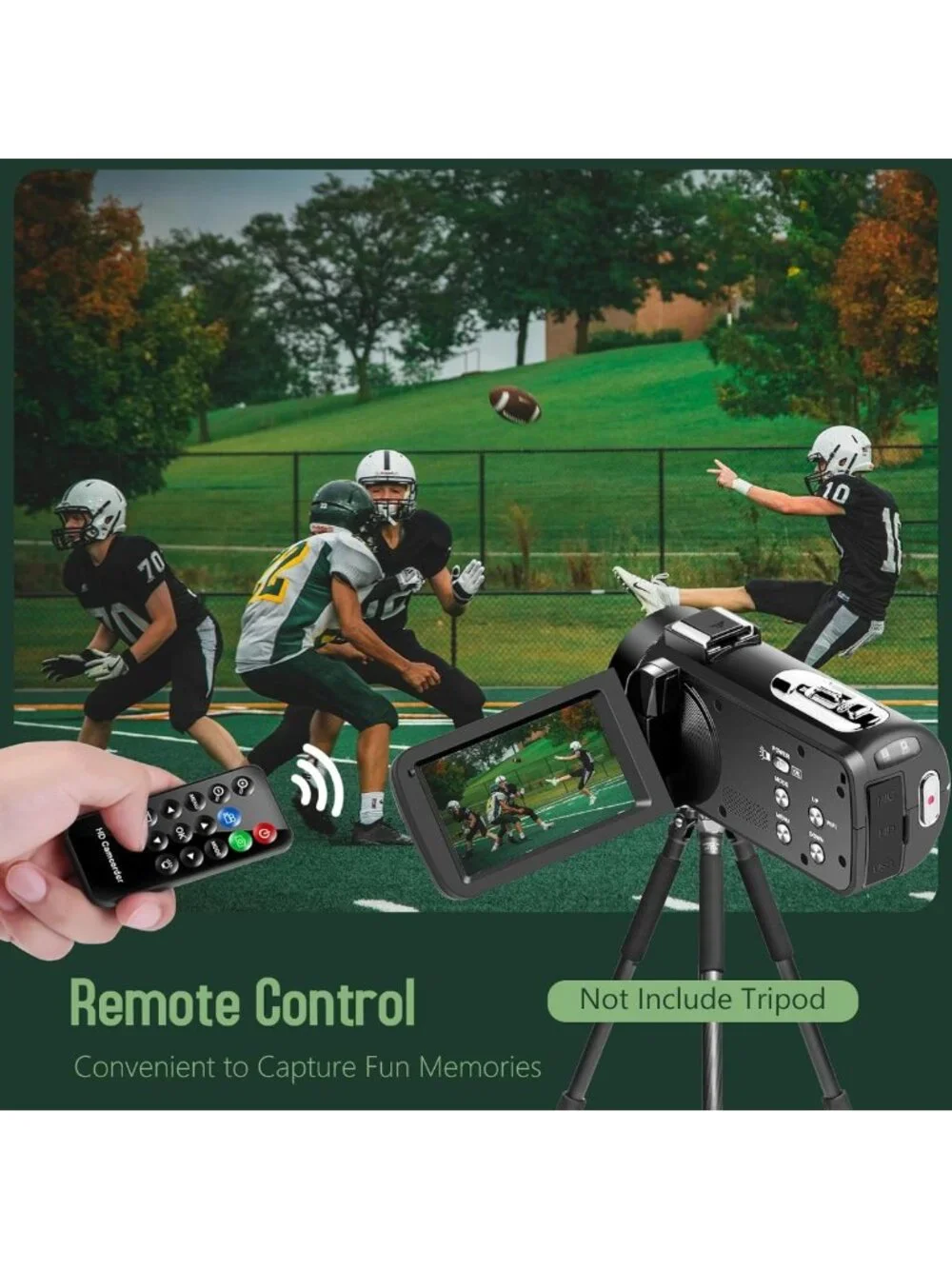 48MP 2.7K Camcorder with 16X Zoom, 3